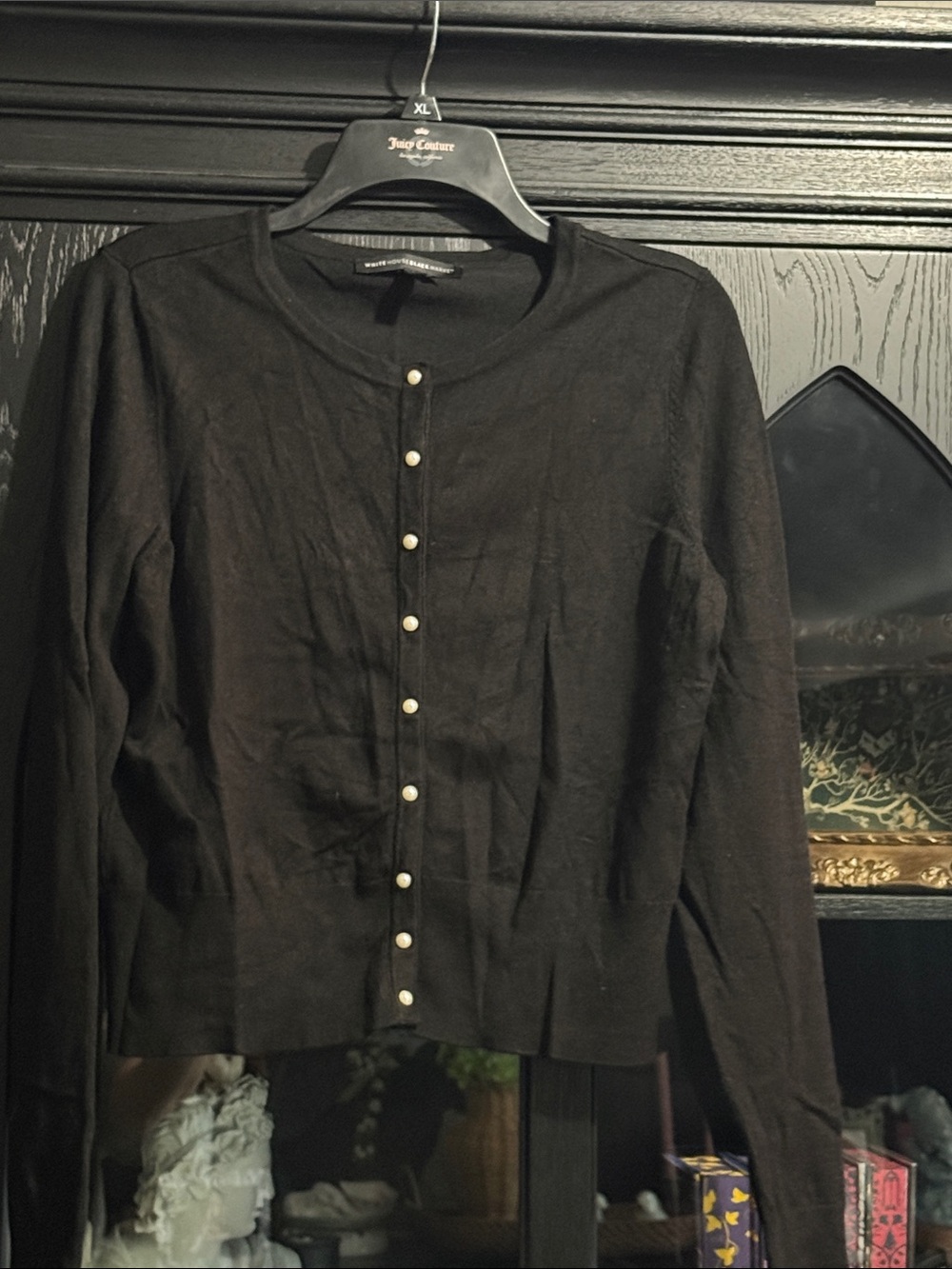 White House Black Market Button Cardigan